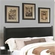 FOA Belkor 4pc Black Wood Bedroom Set - King + 1Nightstand + 1Dresser +1Mirror