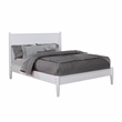 FOA Belkor 4pc White Wood Bedroom Set - Cal King+Nightstand+Dresser+Mirror