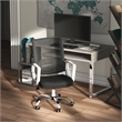 Furniture of America Zeneth Metal Ergonomic Office Chair in Black and White