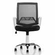 Furniture of America Zeneth Metal Ergonomic Office Chair in Black and White