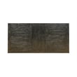 Furniture of America Sinuata Wood Extendable Dining Table in Antique Black