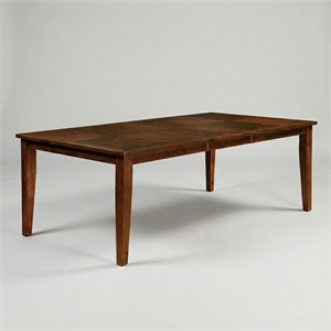Furniture of America Tristen Wood Extendable Dining Table in Brown Cherry