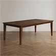 Furniture of America Tristen Wood Extendable Dining Table in Brown Cherry