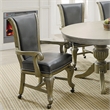 Furniture of America Enschede Faux Leather Gaming Chair in Gray (Set of 2)