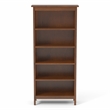 Furniture of America Davis 2-Piece Antique Oak Wood Shelf and End Table Set