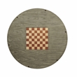 Furniture of America Bellamy Wood Round Multi-Purpose Gaming Table in Gray