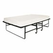Furniture of America Gouda Black Metal 30-Inch Rollaway Bed Frame with Mattress