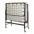 Furniture of America Gouda Black Metal 39-Inch Rollaway Bed Frame with Mattress