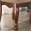 Furniture of America Pienne Transitional 7-Piece Wood Dining Set in Dark Walnut