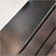 FOA Belkor 2-Piece Black Solid Wood Bedroom Set- King + Nightstand