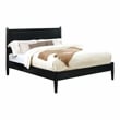 FOA Belkor 3-Piece Black Solid Wood Bedroom Set- King + Nightstand + Chest