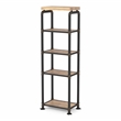 Furniture of America Cyprinus Metal 4-Piece Entertainment Center in Black
