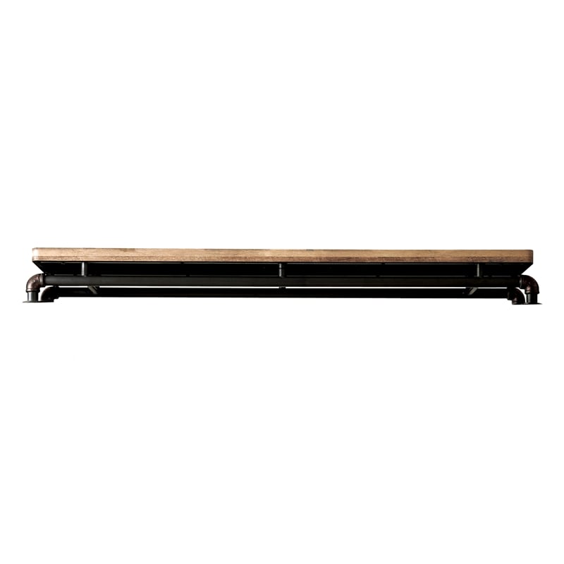 Furniture of America Cyprinus Metal 4-Piece Entertainment Center in Black