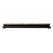 Furniture of America Cyprinus Metal 4-Piece Entertainment Center in Black