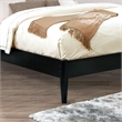 FOA Belkor 3-Piece Black Solid Wood Bedroom Set - Queen + Nightstand + Chest