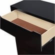 FOA Belkor 3-Piece Black Solid Wood Bedroom Set - Cal King + Nightstand + Chest