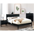 FOA Belkor 3-Piece Black Solid Wood Bedroom Set - Cal King + Nightstand + Chest
