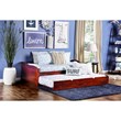 Furniture of America Bateman Wood Daybed with Trundle in Cherry