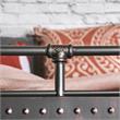Furniture of America Bryon Metal Twin over Twin Bunk Bed in Antique Black