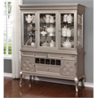 Furniture of America Bethlehem Solid Wood Hutch with Server in Gold Champagne