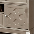 Furniture of America Bethlehem Solid Wood Hutch with Server in Gold Champagne