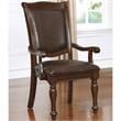 Furniture of America Alstroemeria Wood 9-piece Dining Set in Brown Cherry