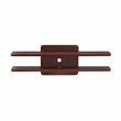 Furniture of America Brie Wood 2-Tier Floating TV Stand in Vintage Walnut
