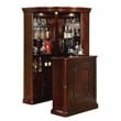 Furniture of America Myron Traditional 2-Piece Wood Home Bar Set in Cherry