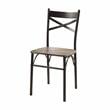 Furniture of America Kelle Transitional Metal 5-Piece Dining Set in Dark Bronze