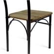 Furniture of America Kelle Transitional Metal 5-Piece Dining Set in Dark Bronze