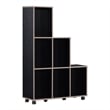Furniture of America Chapin Wood 6-Compartment Bookcase in Cappuccino