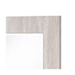 Furniture of America Thayer Wood Rectangular Beveled Wall Mirror in White