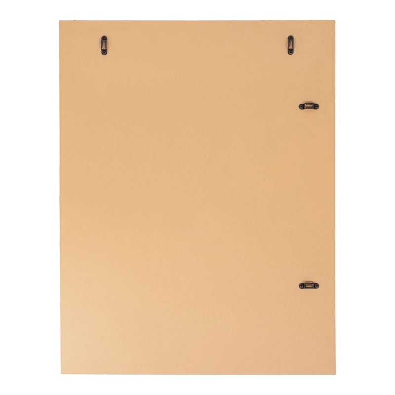 Furniture of America Thayer Wood Rectangular Beveled Wall Mirror in White