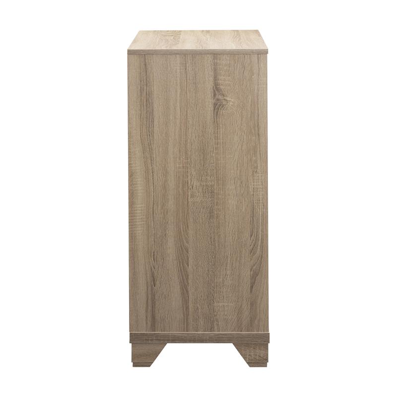 Furniture of America Alexandra Wood Multi-Storage Buffet in Dark Taupe Brown