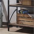 Furniture of America Rodricks Wood 3-Shelf Console Table in Reclaimed Oak