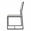Furniture of America Pandorf Metal and Wood Dining Chairs in Gray (Set of 2)