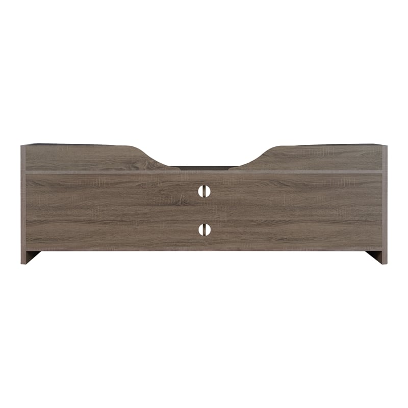Furniture of America Bradson Rustic Wood 72-Inch TV Stand in Chestnut Brown