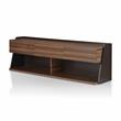 Furniture of America Taren Contemporary Wood 70-Inch TV Stand in Light Walnut