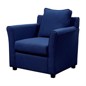 furniture of america skegness contemporary fabric upholstered arm chair