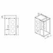 Furniture of America Harvan Industrial Wood 3-Bottle Wine Rack in Reclaimed Oak