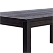 Furniture of America Sinuata Wood 7-Piece Dining Table Set in Black and Beige