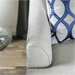 Furniture of America Allyson Transitional Chenille Sofa in Light Gray