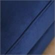 Furniture of America Allyson Transitional Chenille Sofa in Navy
