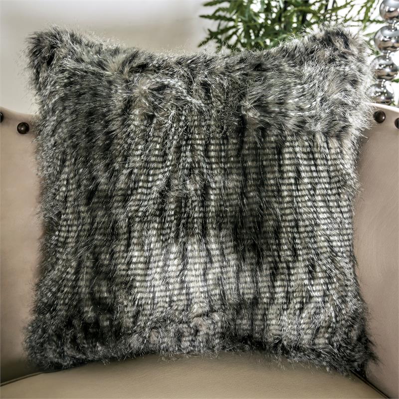 Furniture of America Keinisha Transitional Fabric Sofa in Beige