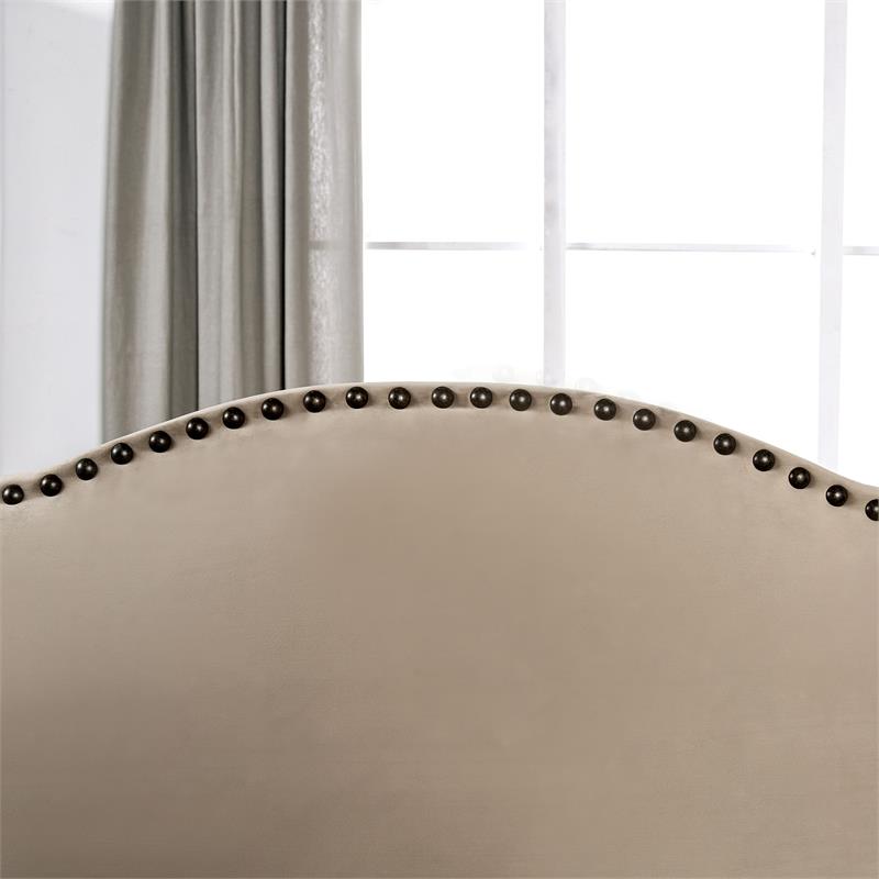 Furniture of America Keinisha Transitional Fabric Sofa in Beige