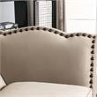 Furniture of America Keinisha Transitional Fabric Sofa in Beige