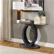 Furniture of America Mason Contemporary Wood Console Table in Gray