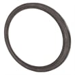 Furniture of America Clyde Solid Wood Oval Mirror in Rustic Natural Tone