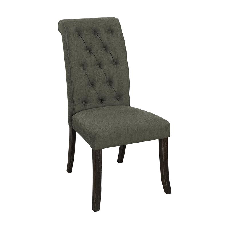 Furniture of America Kabini Wood 6-Piece Dining Set with Bench in Gray