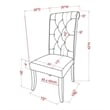 Furniture of America Kabini Wood 6-Piece Dining Set with Bench in Gray